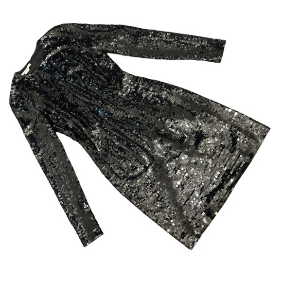 Stella McCartney Sequin and Mesh Mini Dress - Picture 1 of 12